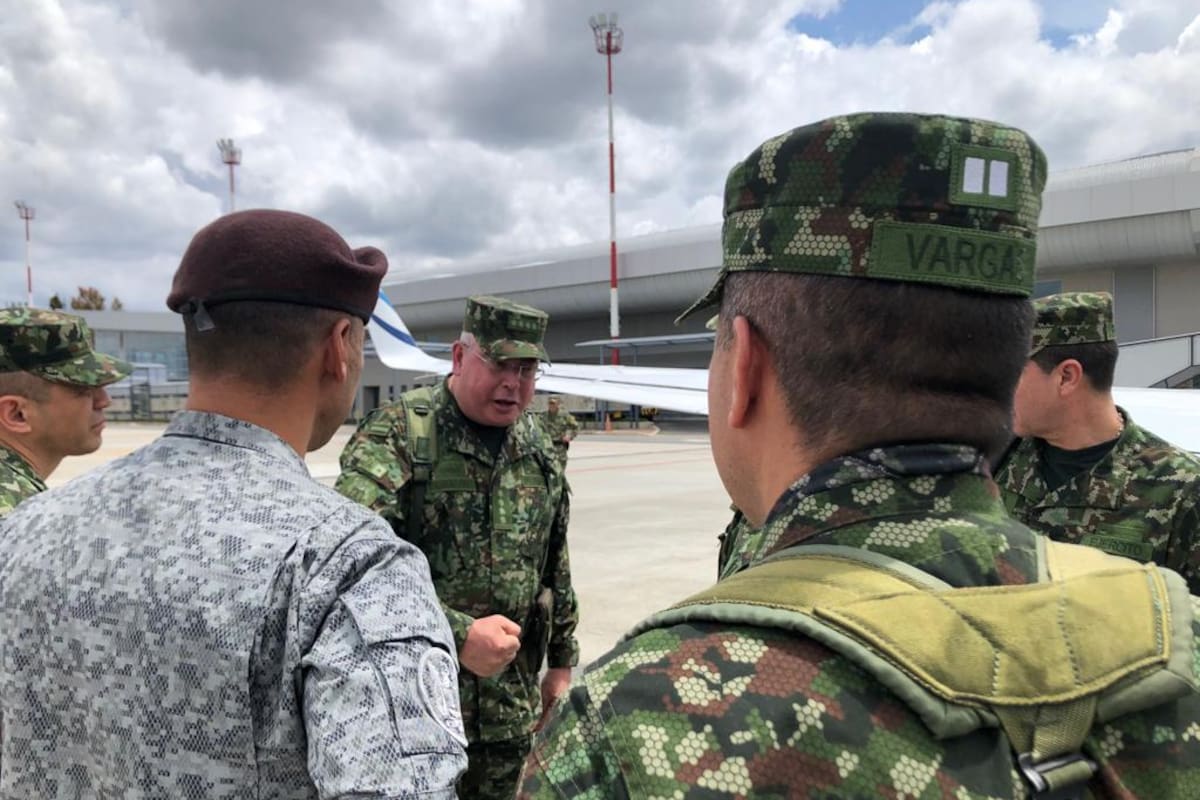 Llega al Cauca, el comandante general de las Fuerzas Militares, general Helder Fernan Giraldo Bonilla, al Cauca, para atender situación de orden público en el departamento. Fuerzas Militares de Colombia / VANGUARDIA