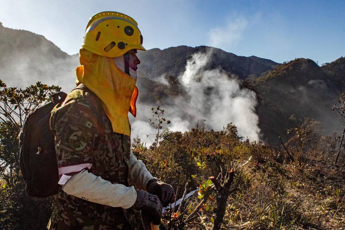 Polémica por imágenesde incendio en los cerros orientales de Bogotá que resultaron ser creadas con Inteligencia Artificial