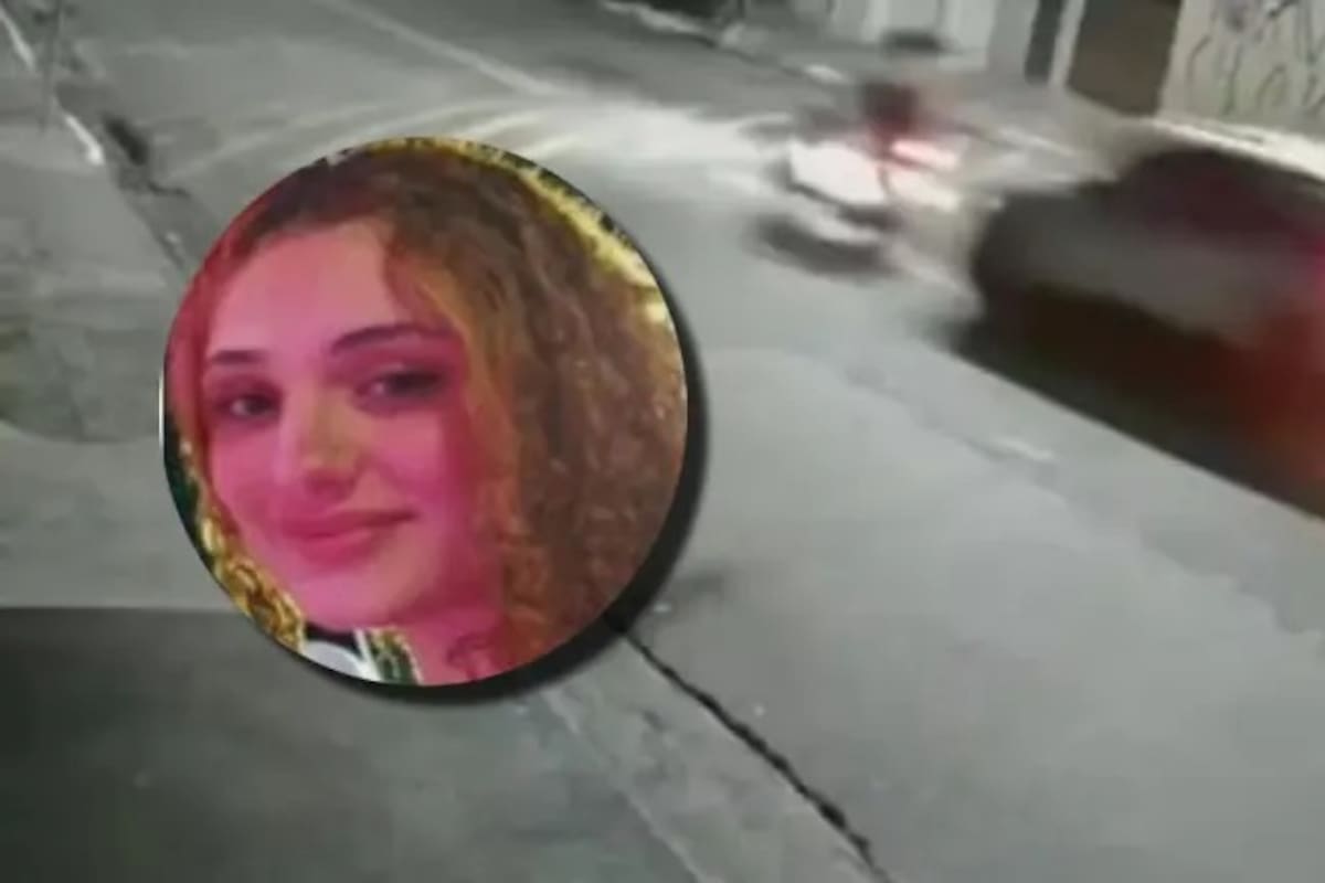 Geovanna Proque da Silva atropelló a su novio.Foto: captura video - redes sociales