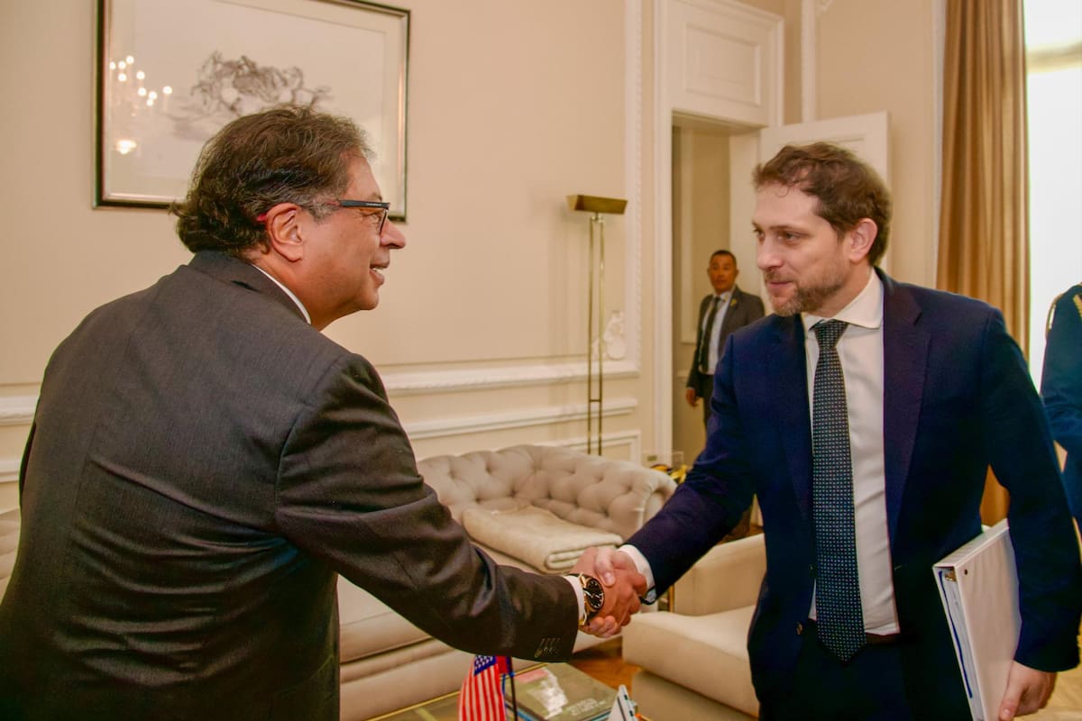 Presidente Gustavo Petro y Jon Finer, consejero de Seguridad Nacional de EE. UU. Presidencia / VANGUARDIA