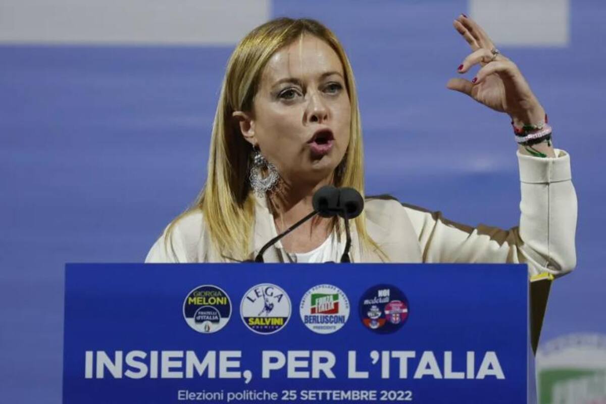 Giorgia Meloni, presidenta del Consejo de Ministros de Italia. EFE / VANGUARDIA