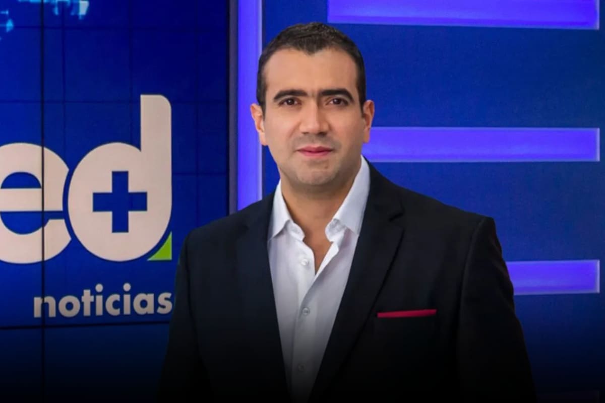 Giovanni Celis Sarmiento, director del canal de noticias Red+.
Foto: redes sociales Red+Noticias.