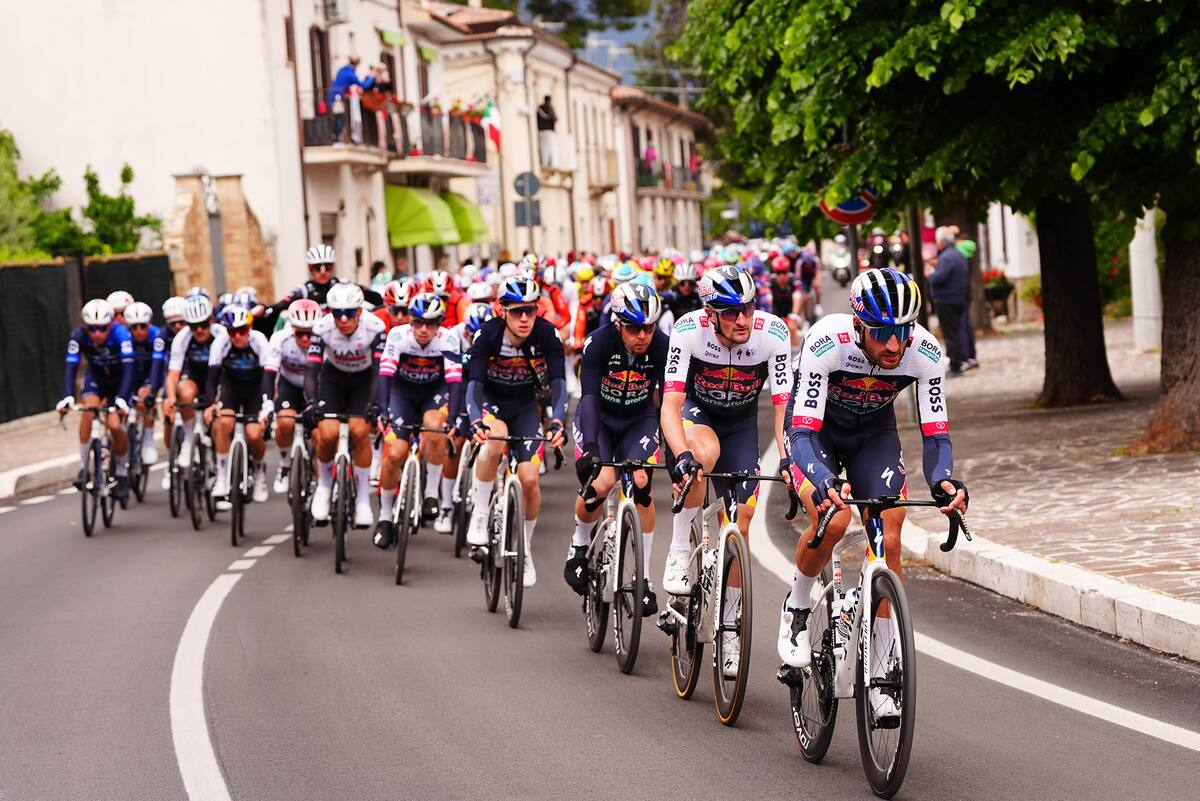 Se cumplió la séptima etapa del Giro de Italia, la primera con final en alto. Foto: @LaPresse_news / Giro de Italia.