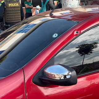 Conductor resultó herido en atentado armado en el Terminalito de Girón