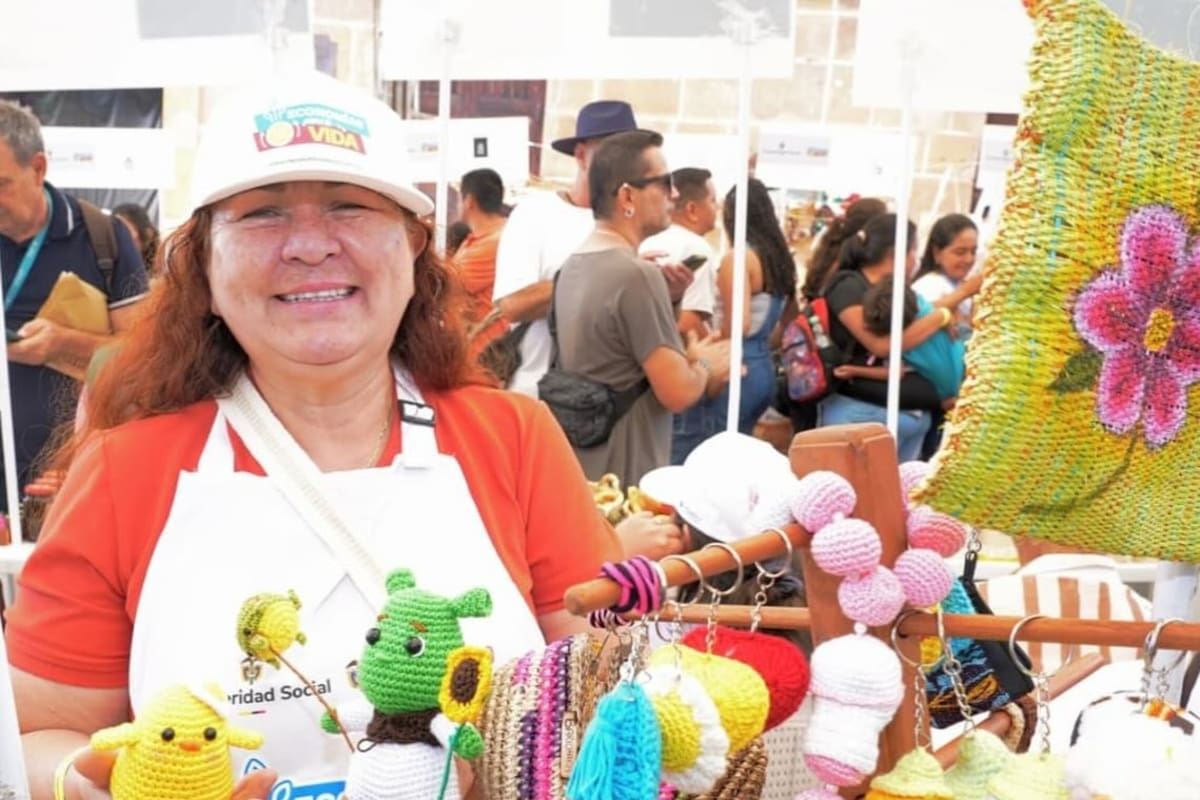 Productores y comunidades se unieron en Girón por la 'Economía para la Vida'. (Foto suministrada / VANGUARDIA)