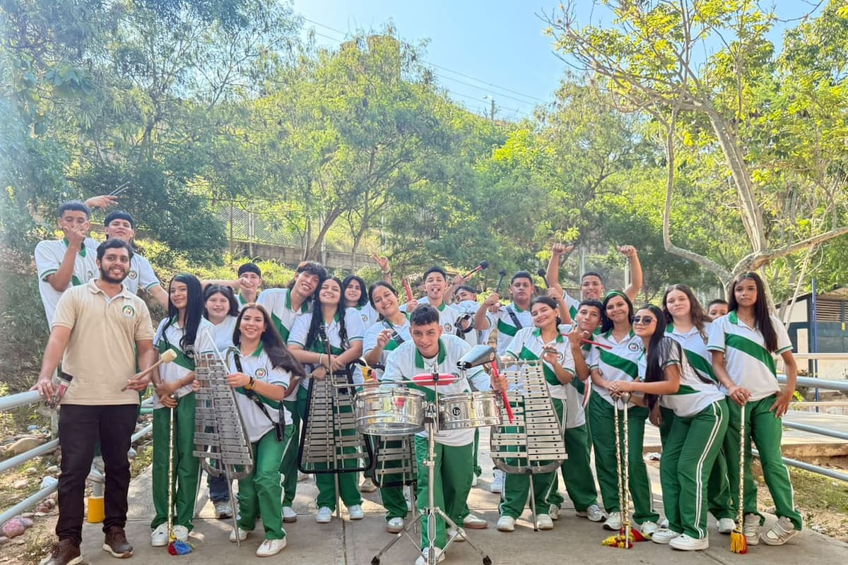 Esta banda marcial de Girón demuestra que el arte educa y transforma, pero necesita instrumentos para continuar formando jóvenes.
