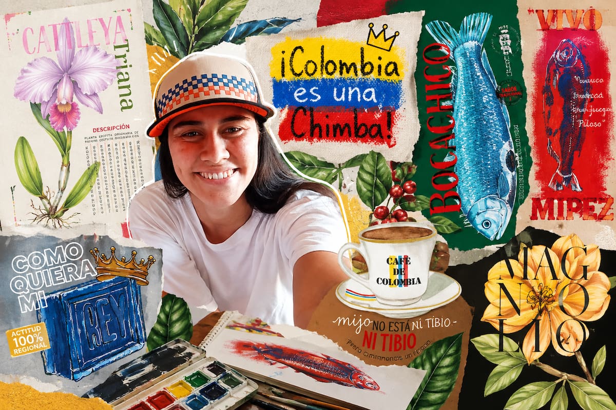 Gladys Jaimes presenta Colombia es una chimba, una colección en la que reúne ilustraciones inspiradas en la fauna, la flora, los objetos cotidianos y la jerga popular del país para convertir la memoria colombiana en arte que también puede llevarse puesto. Foto suministrada/VANGUARDIA