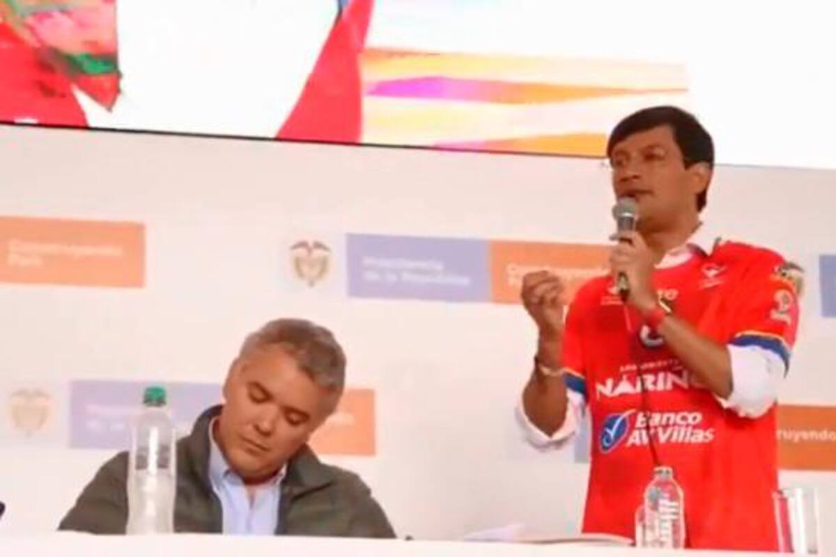 Así reclamó el gobernador de Nariño al presidente Duque por uso de glifosato (Foto: Colprensa, El Colombiano)