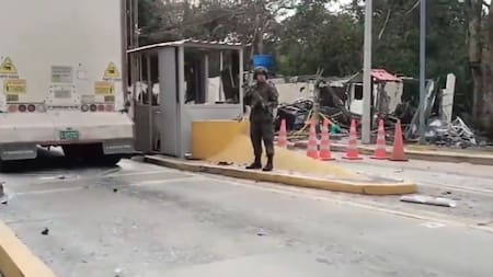 Gobierno atribuye a estructura Carlos Patiño atentado contra peaje El Mango