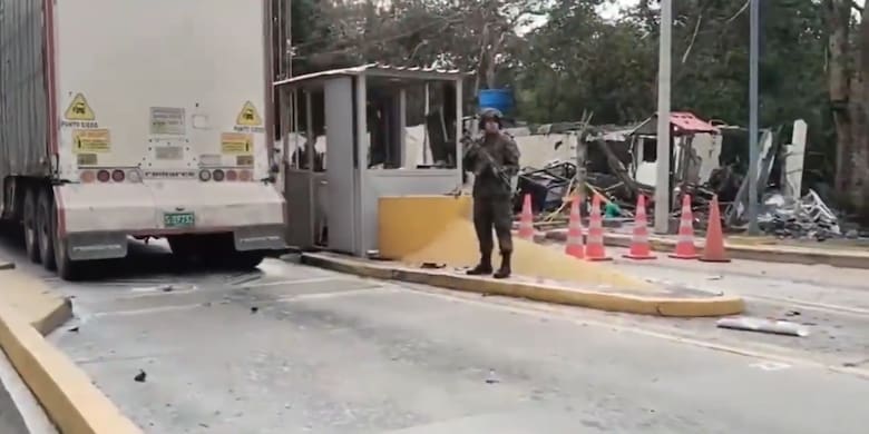Gobierno atribuye a estructura Carlos Patiño atentado contra peaje El Mango