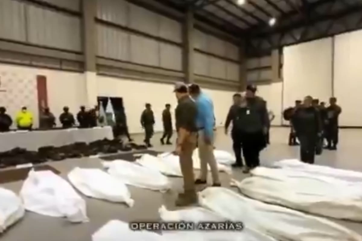 Gobierno Nacional gana tutela sobre difusión de imágenes junto a cadáveres de personas abatidas en operativos. | Foto: Captura tomada de video / Vanguardia