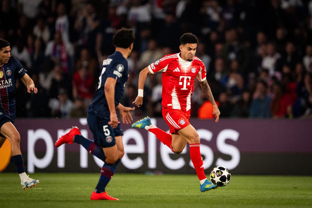Golazo de Luis Díaz al PSG, una obra de arte en un partidazo de Champions League. Foto: Bayern