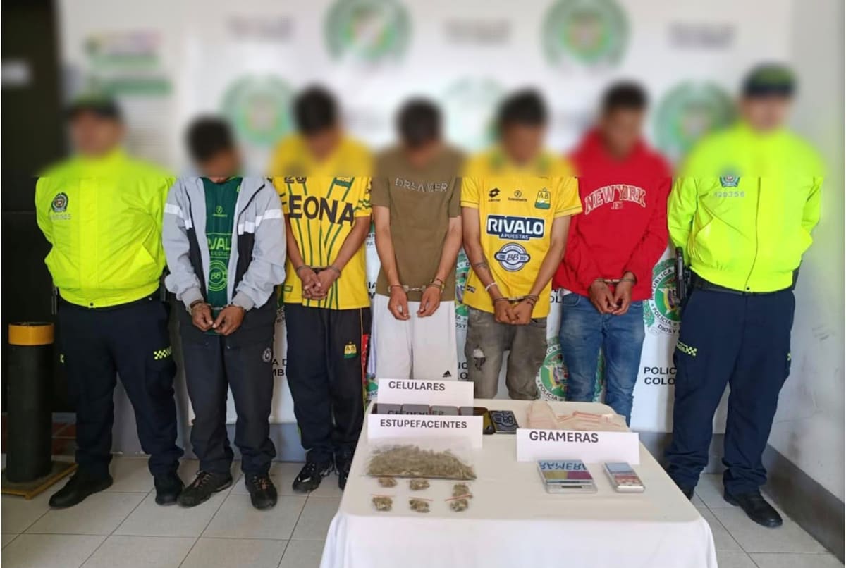 Golpe al tráfico de drogas en Santander: siete capturados fueron enviados a prisión