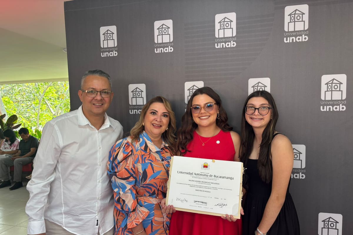 Javier Rodríguez Díaz, Claudia Ximena Regueros Rueda, Valeria Andrea Rodríguez Regueros y Nathalia Andrea Rodríguez Regueros. Suminstrada / VANGUARDIA