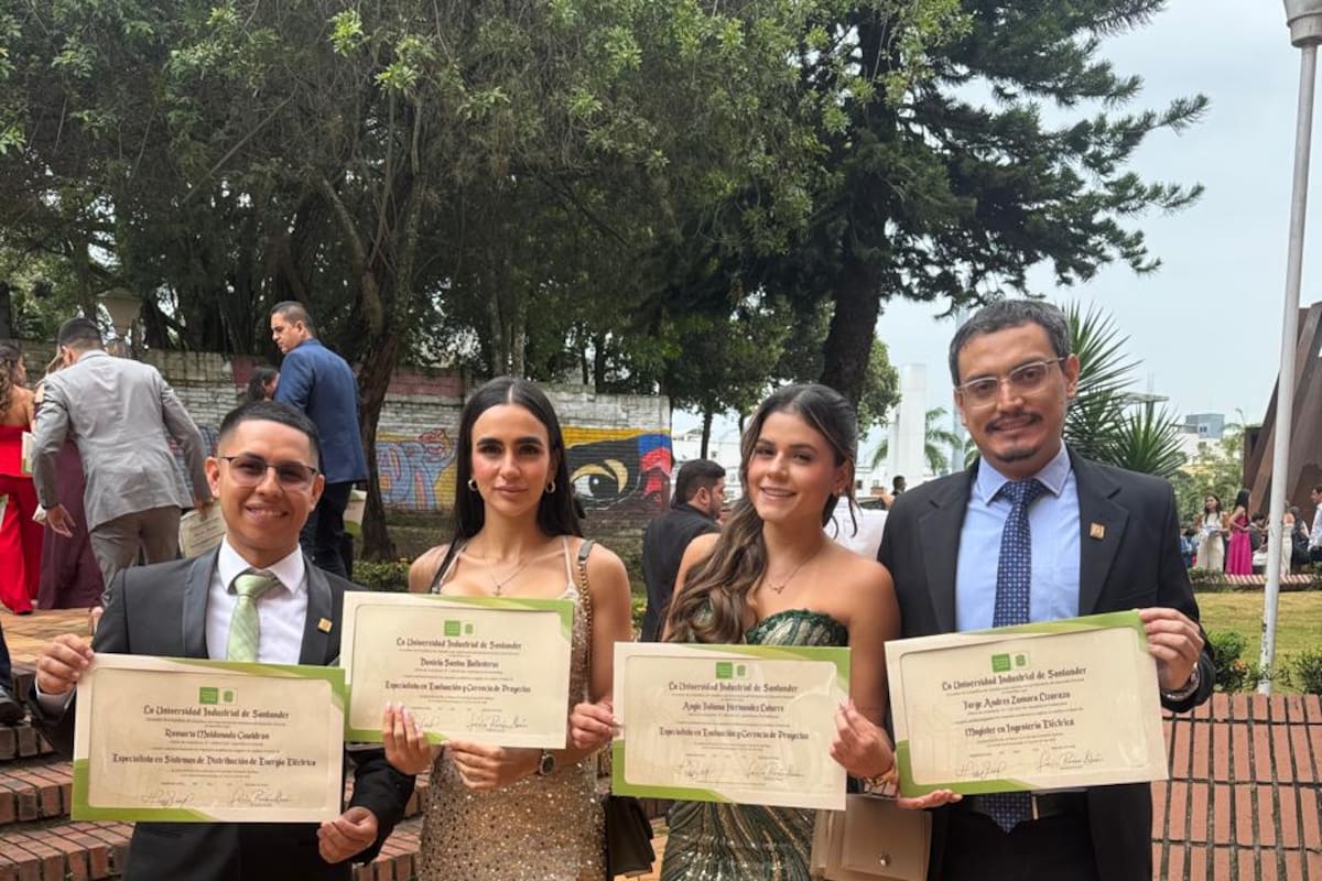 Romario Maldonado, Daniela Santos, Juliana Hernández y Andrés Zamora. Suministrada / VANGUARDIA