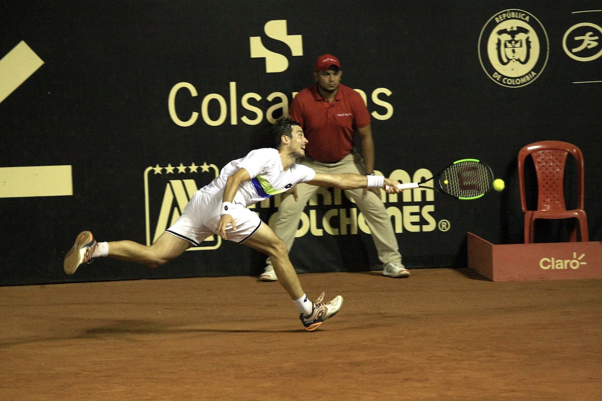 El tenista argentino Guido Pella logró el título del Challenger de Bucaramanga en la temporada 2017. Foto: Archivo Vanguardia.