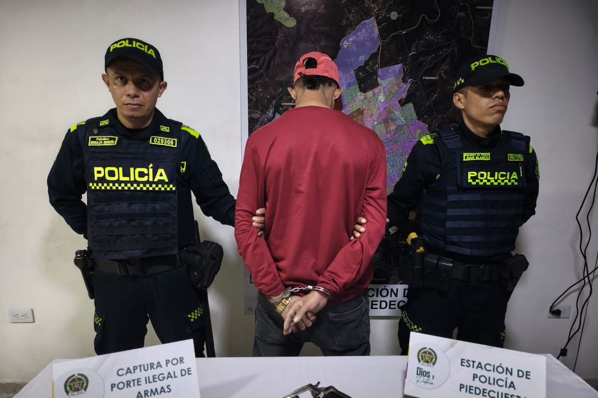 Gustavo Armando Durán, de 33 años, fue detenido en medio de un operativo de control en Piedecuesta.