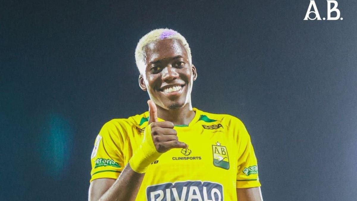 Gustavo Charrupí, jugador del Atlético Bucaramanga. Foto: Atlético Bucaramanga.