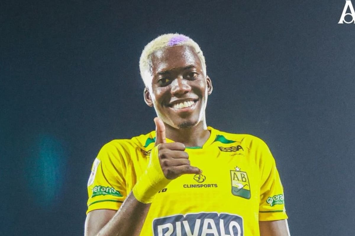 Gustavo Charrupí, jugador del Atlético Bucaramanga. Foto: Atlético Bucaramanga.
