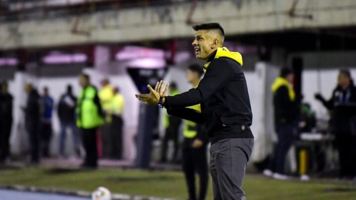 Gustavo Florentín lideró la primera victoria de Atlético Bucaramanga en la Liga BetPlay, al derrotar 1-0 a Águilas Doradas, en Rionegro. Foto: Colprensa.
