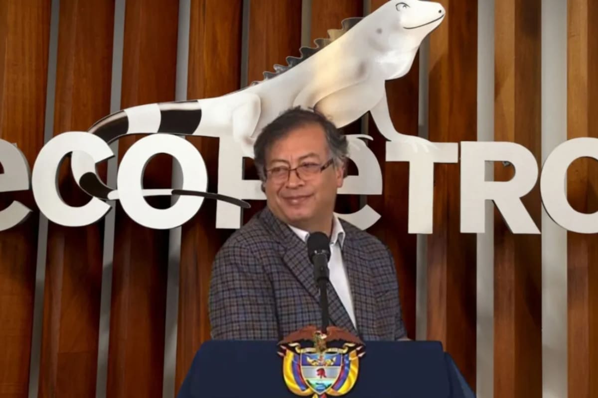 El presidente Gustavo Petro anuncia subsidio a fertilizantes con recursos de Ecopetrol.
Foto: Presidencial.