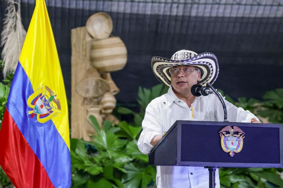 Petro cuestiona la descertificación de Estados Unidos.
Foto: Presidencia.