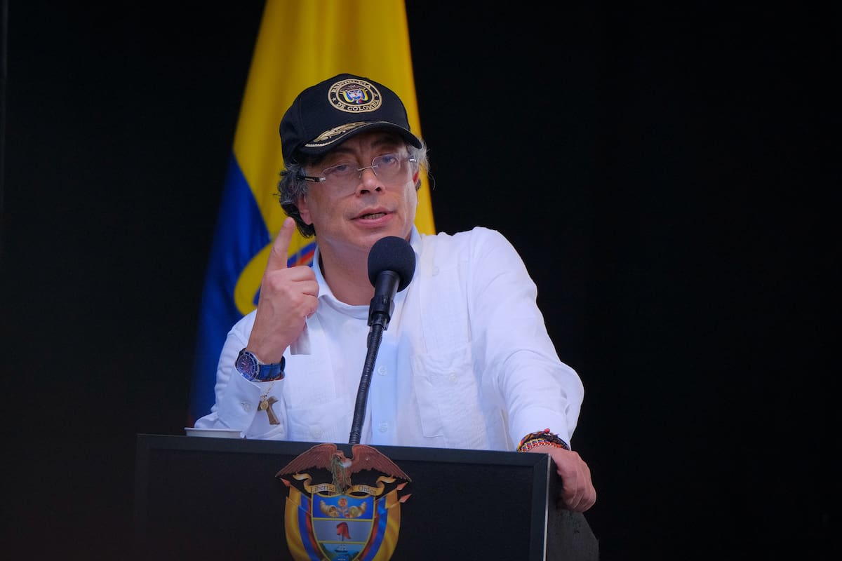 Gustavo Petro, presidente de Colombia. // Foto: captura de pantalla