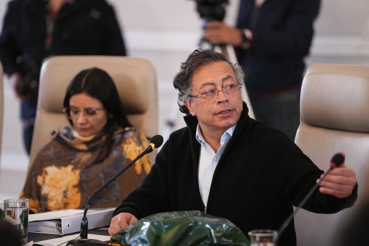 Petro critica falta de reacción regional ante ataques de Estados Unidos en el Caribe.
Foto: Presidencia.