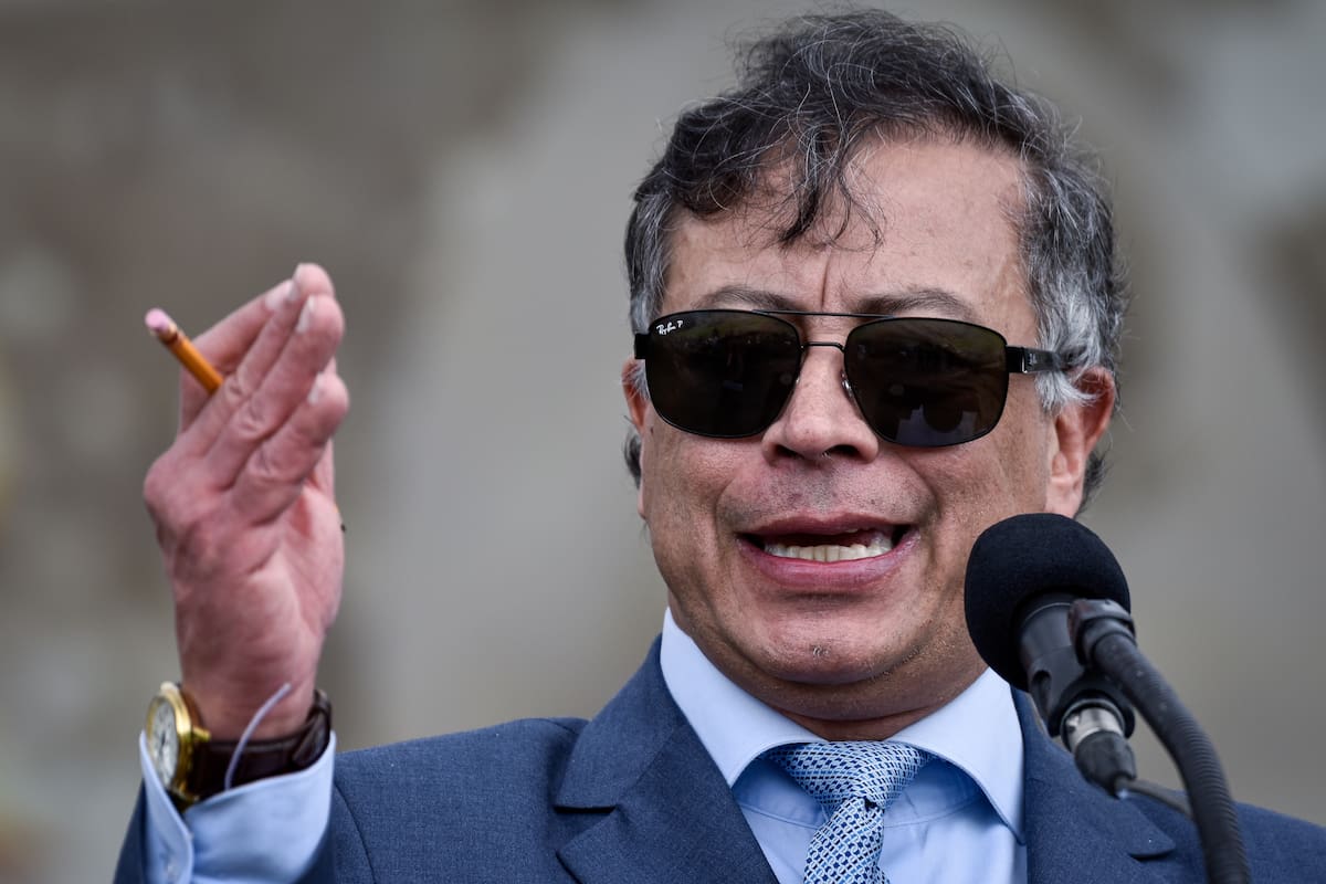 El presidente de Colombia, Gustavo Petro. // Foto: Colprensa - Cristian Bayona.