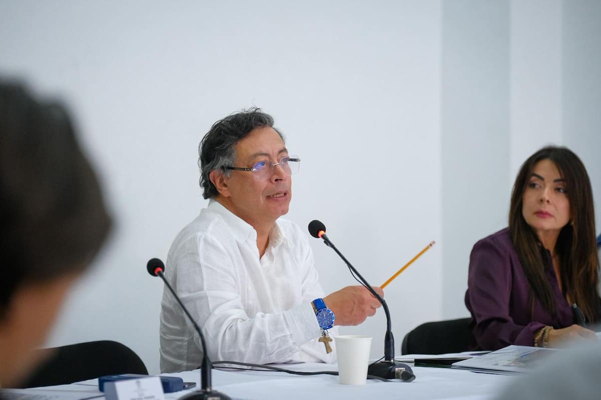 Petro acusa a sectores políticos y económicos de intentar tumbar a su Gobierno.
Foto: Presidencia.