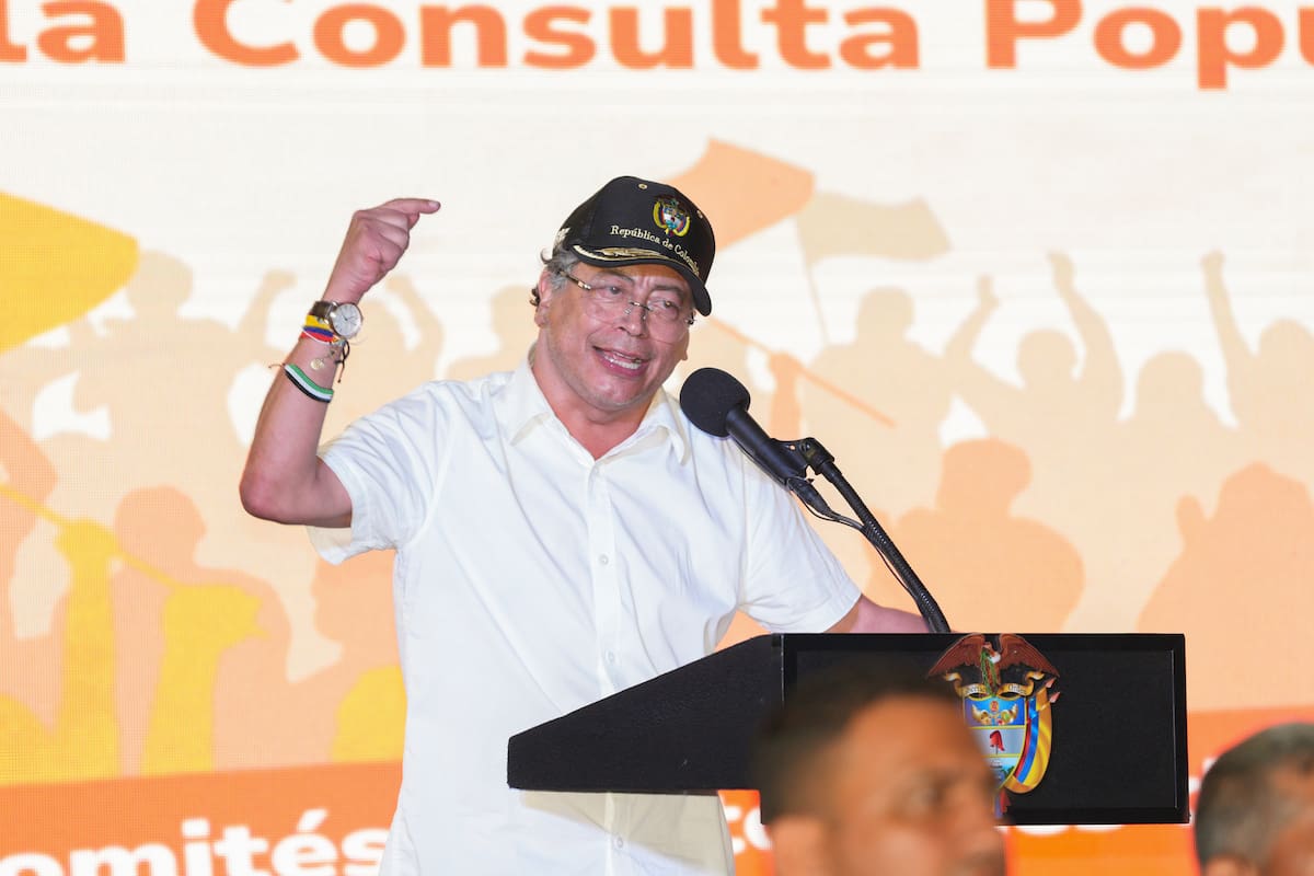 El presidente, Gustavo Petro, aseguró que intentan acallarlo y censurarlo
Foto: Cortesía - Presidencia.