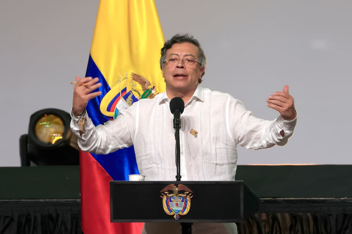 El presidente de Colombia, Gustavo Petro, convoca manifestación el 1 de mayo.
Foto: EFE/ Ricardo Maldonado Rozo
