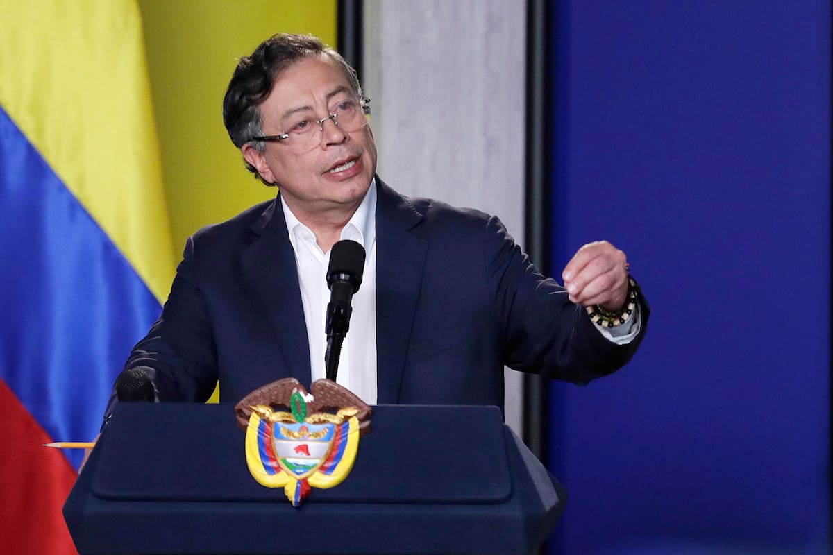 Fotografía de archivo del presidente de Colombia, Gustavo Petro. // Foto: EFE/ Carlos Ortega.