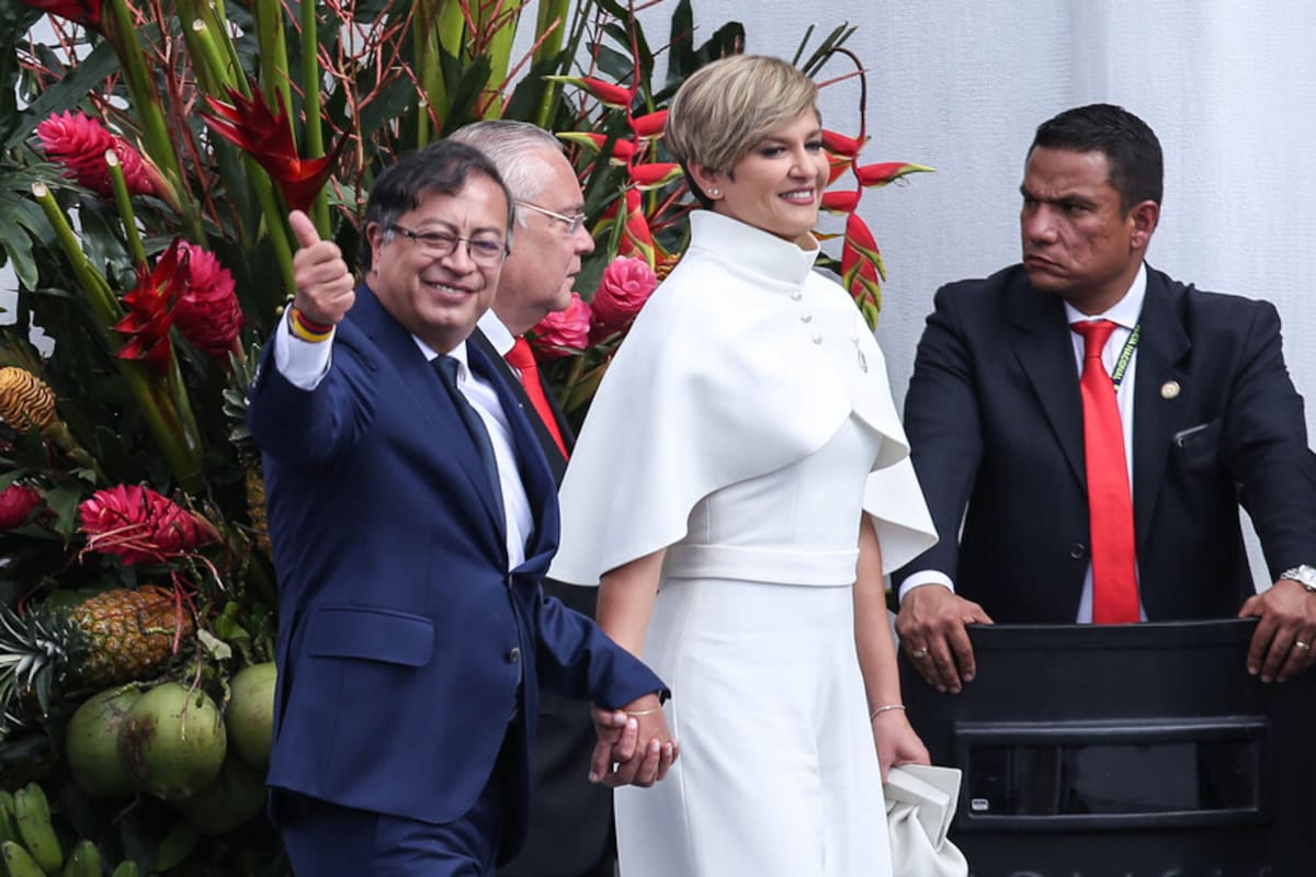 Gustavo Petro y Veronica Alcocer.
Foto: Colprensa