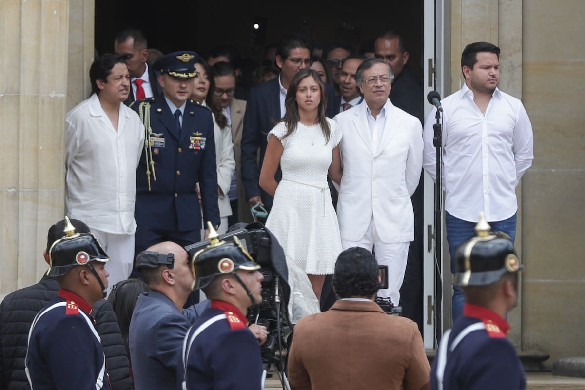 El cambio en la familia de Gustavo Petro que sorprendió al país. // Foto: Colprensa – Catalina Olaya.