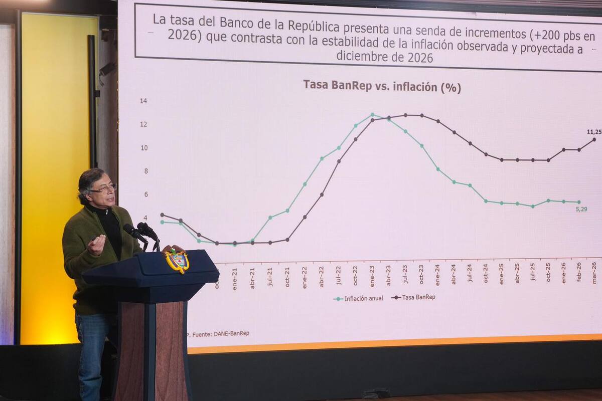 Petro anuncia nueva reforma tributaria tras alza de tasas: advierte posible emergencia económica.
Foto: Presidencia.