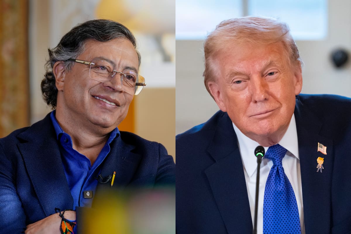 El presidente de Estados Unidos, Donald Trump, confirmó que sostendrá en febrero una reunión con su homólogo colombiano Gustavo Petro, para buscar apaciguar las relaciones entre ambas naciones tras la crisis diplomática que se escaló durante el año 2025. // Foto: Presidencia - EFE.