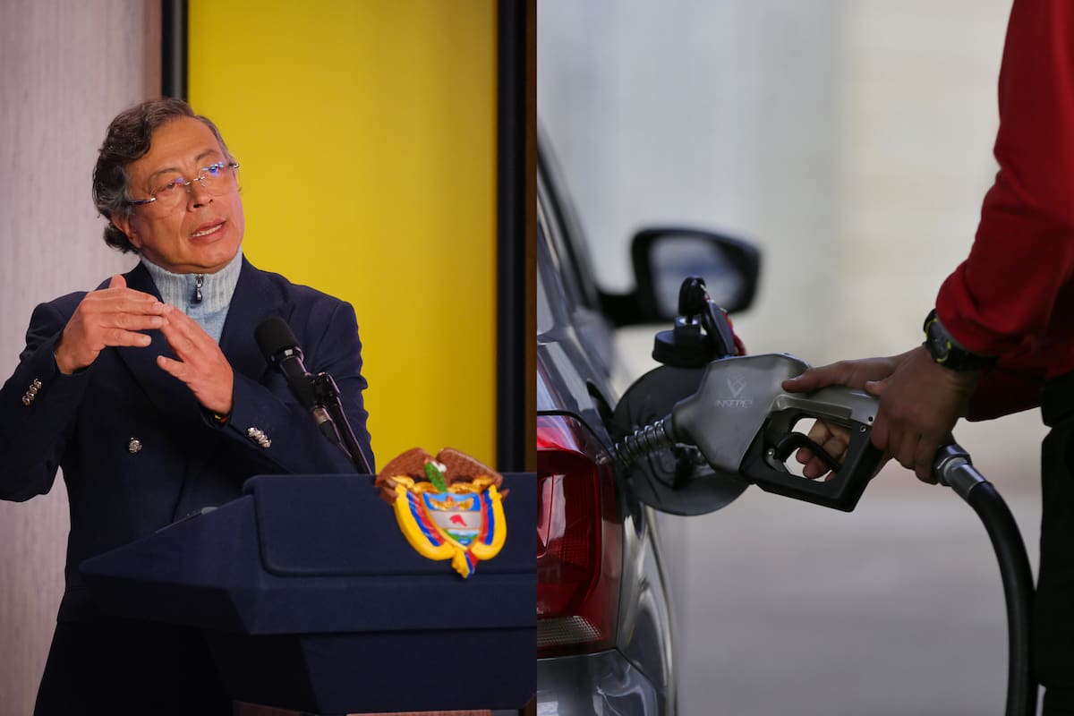 El presidente Gustavo Petro anunció que el precio de la gasolina en Colombia empezará a bajar. // Foto: Presidencia - Colprensa.