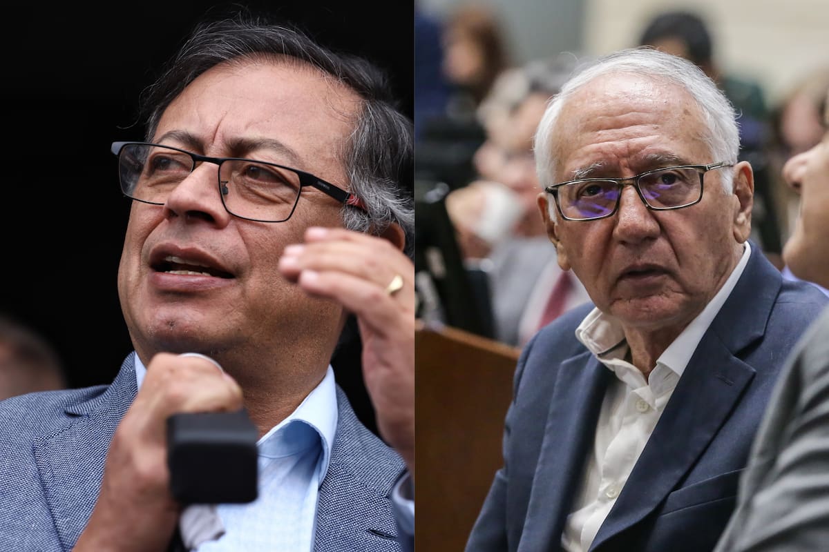 El presidente de la República, Gustavo Petro, junto al ministro de Salud, Guillermo Jaramillo. // Fotos: Colprensa.