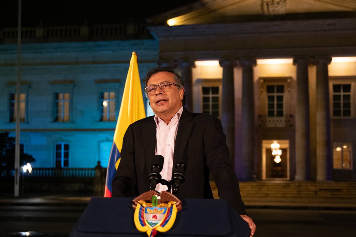 Alocución del presidente de la República, Gustavo Petro Urrego. // Foto: cortesía