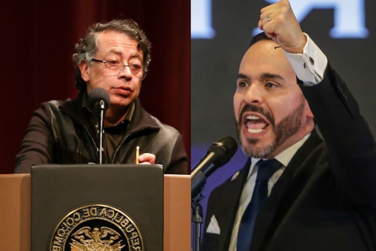 Gustavo Petro y Abelardo de la Espriella. // Foto: Colprensa