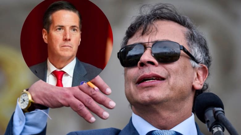 Petro contempla vetar el ingreso al país de senador Bernie Moreno para la segunda vuelta