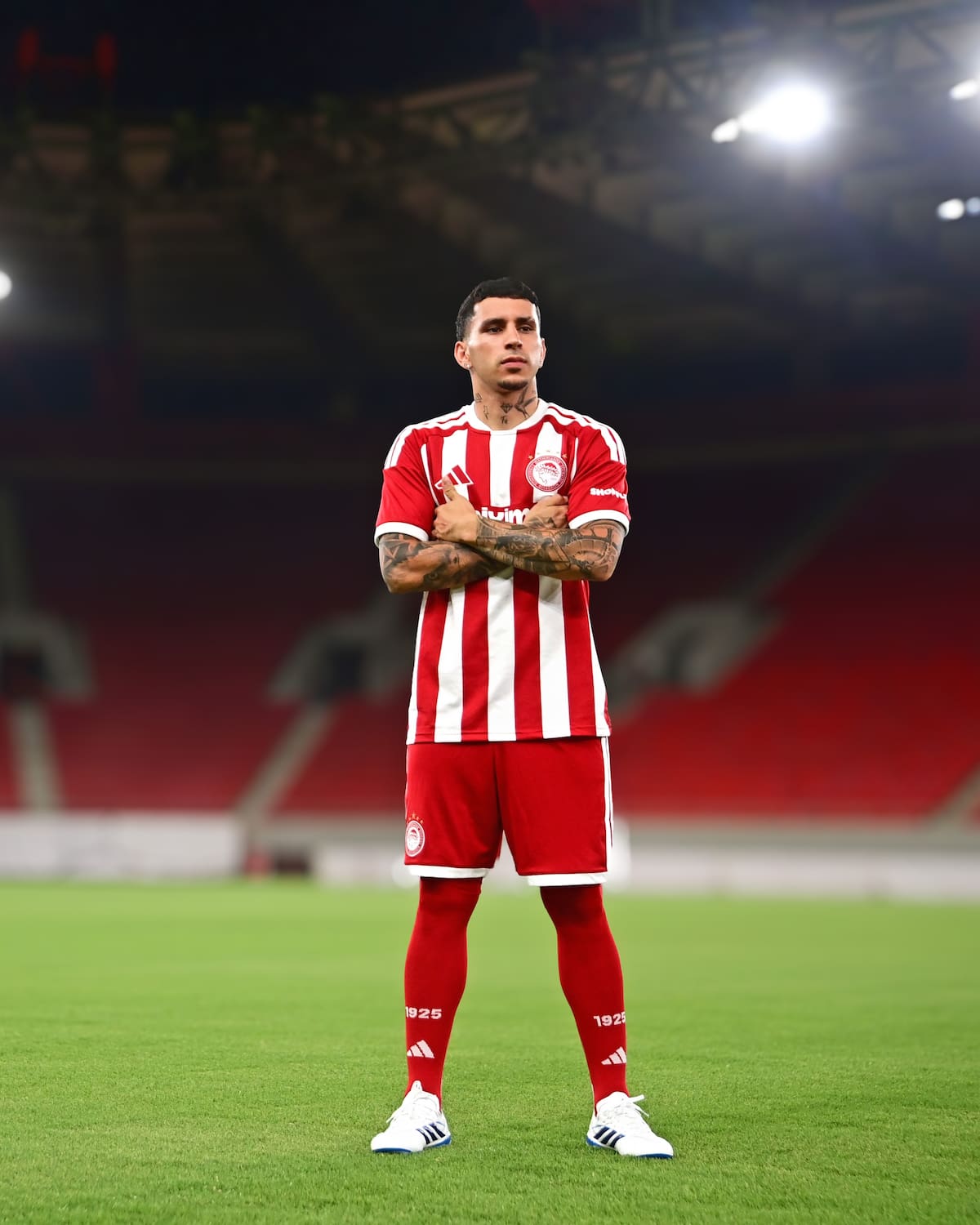 Gustavo Puerta cambia España por Grecia: el colombiano que brilló en el Mundial 2026 ya tiene nuevo equipo. Foto: Olympiacos
