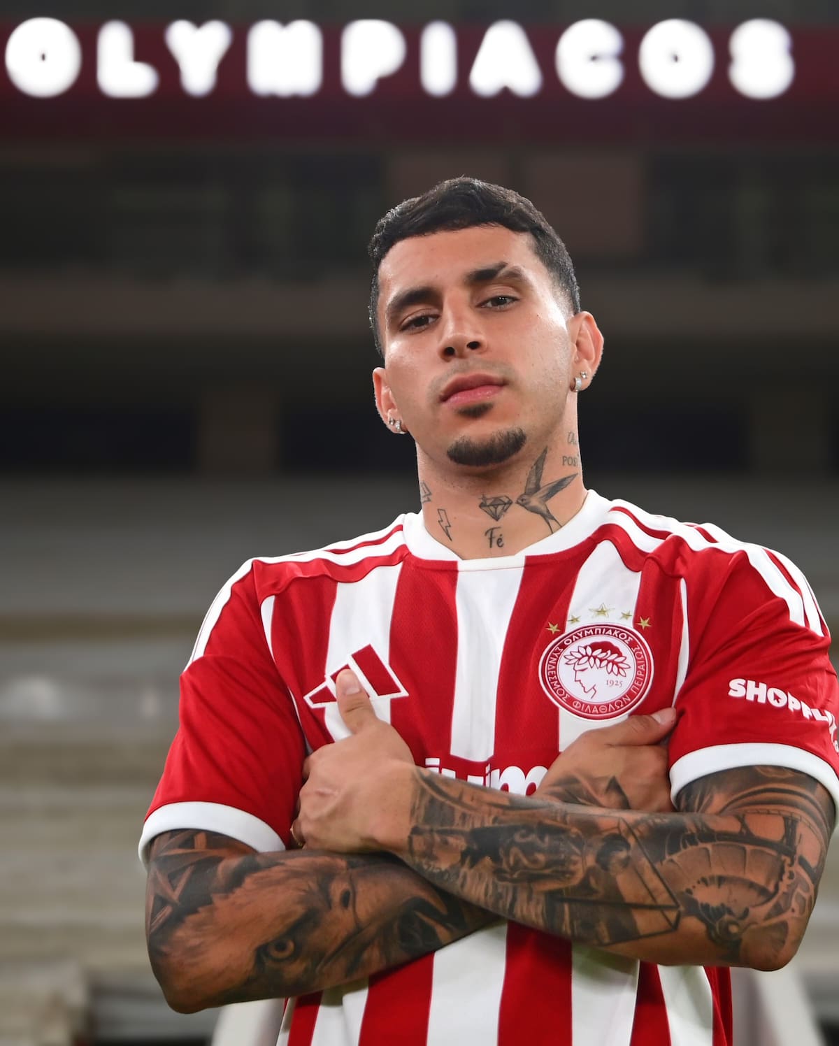 Gustavo Puerta cambia España por Grecia: el colombiano que brilló en el Mundial 2026 ya tiene nuevo equipo. Foto: Olympiacos