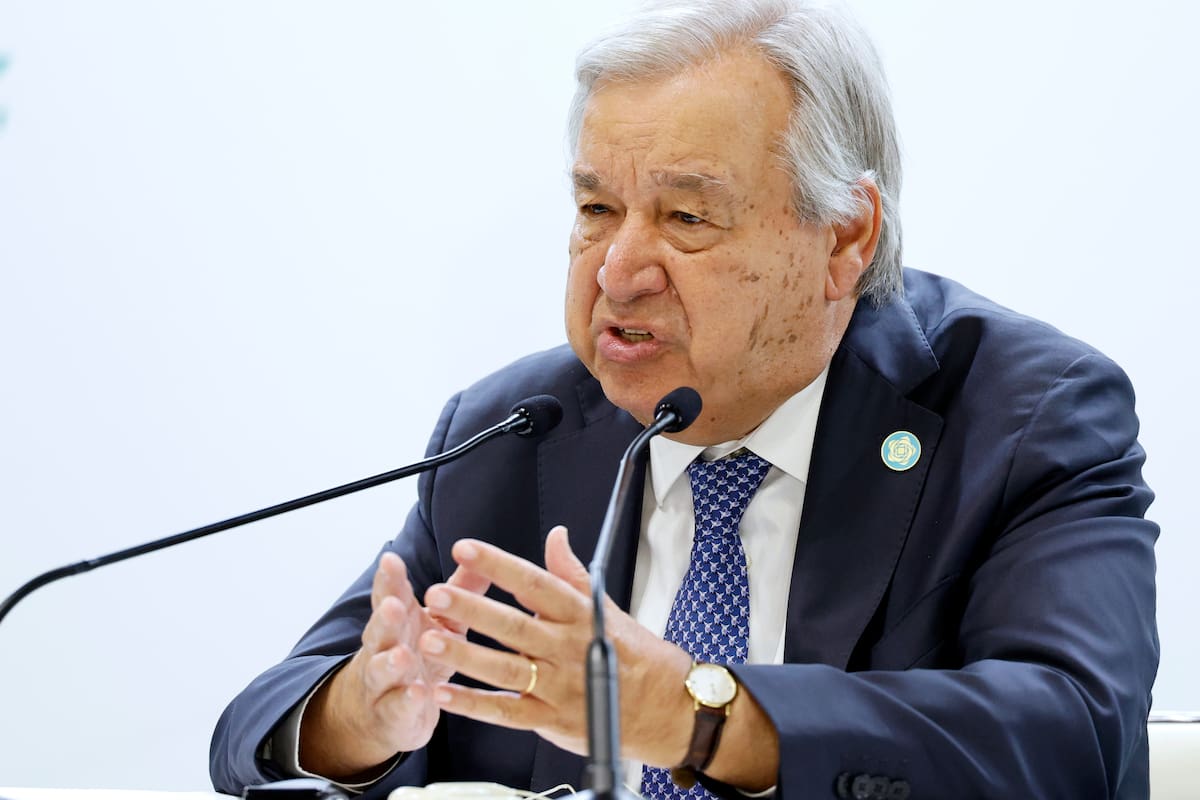 El secretario general de la ONU, António Guterres. // Foto: EFE