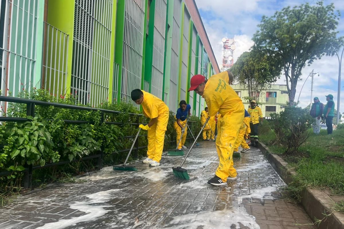 Jornada de limpieza por parte de exhabitantes de calle.