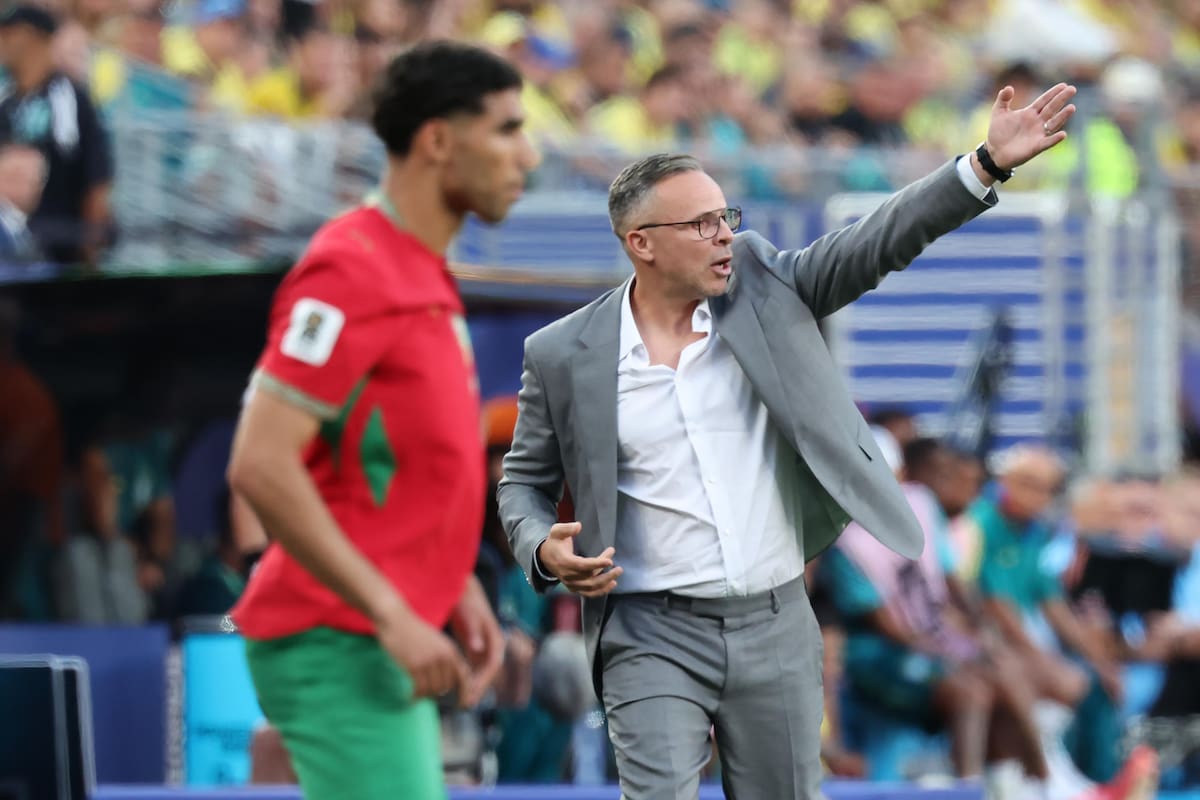 Hakimi conoció el fallo de la justicia francesa a pocas horas del partido de Marruecos frente a Escocia. Foto: EFE