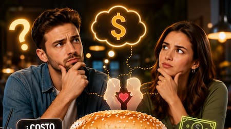 ¿Cuánto cuesta una hamburguesa triple? Lo que se esconde detrás de la polémica por la primera cita en redes