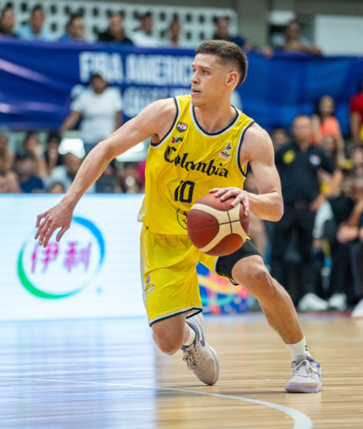 El santandereano Hansel Atencia lidera a la selección Colombia para las Eliminatorias al Mundial de Baloncesto. Foto: redes sociales de Hansel.