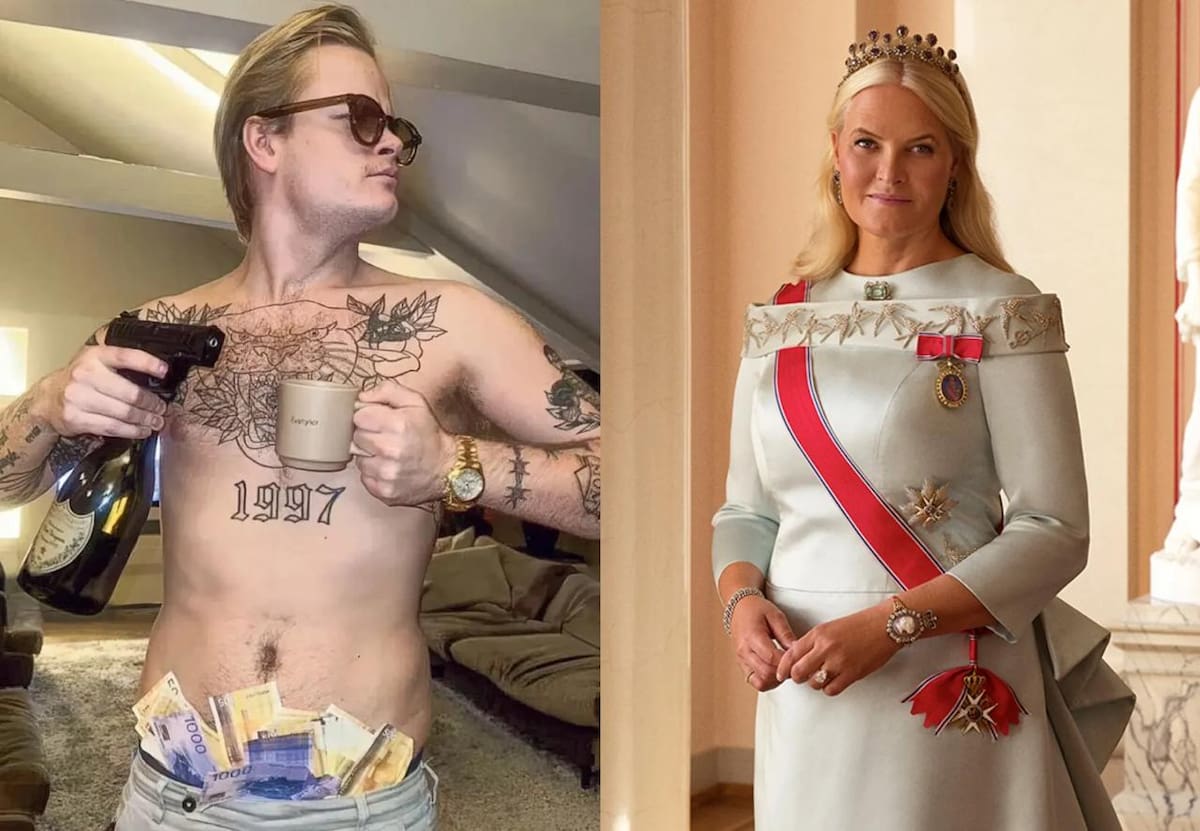 Entre lágrimas, hijo de la princesa de Noruega admite vida de excesos.